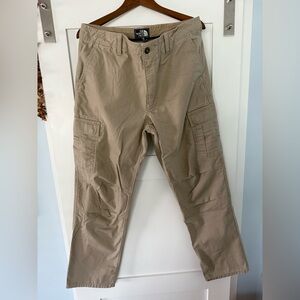 Good used condition North Face khaki Cargo Pants